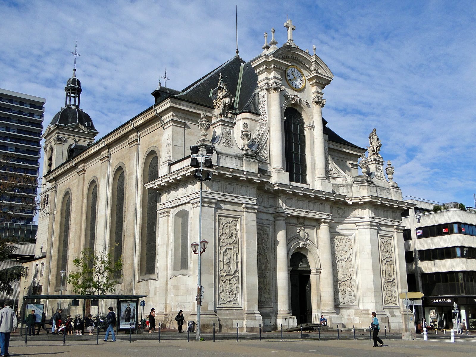 Die Kirche Saint-Sébastien und ihre Barockfassade