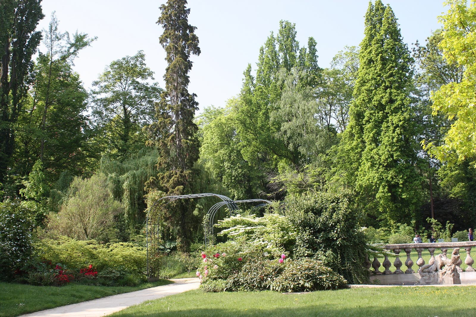 Der Garten des Museums der École de Nancy, ein Jugendstil-Schmuckstück