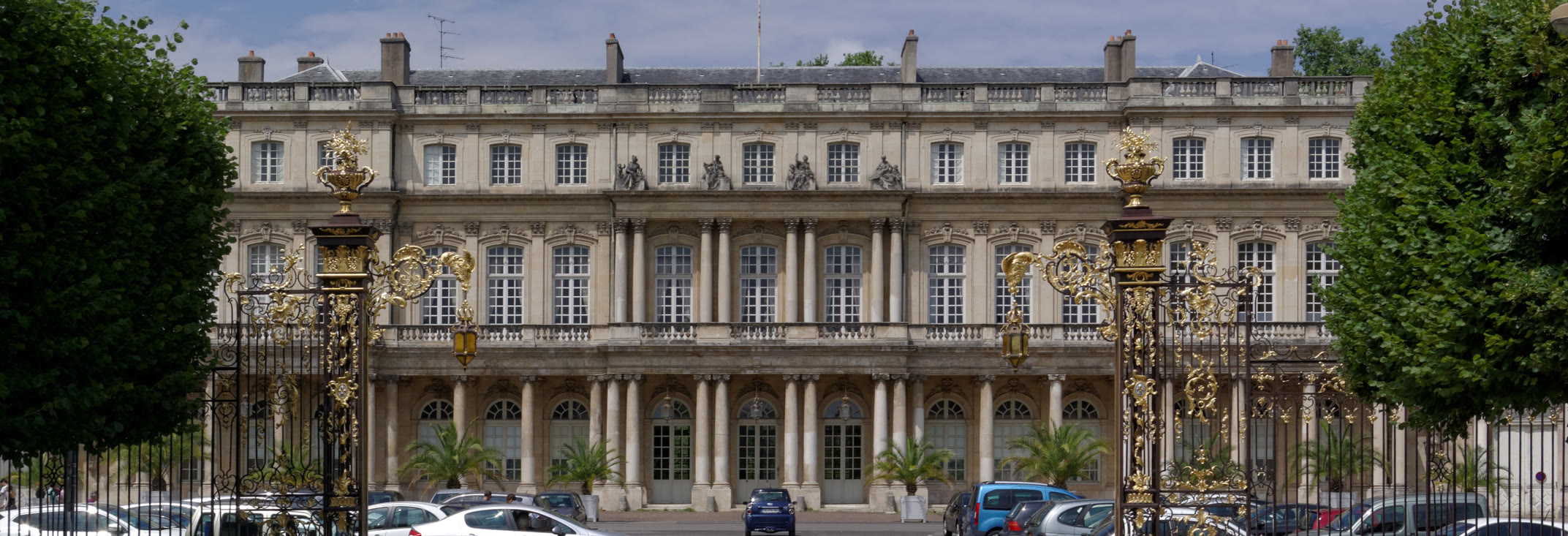 The Government Palace, a classical mansion and its garden