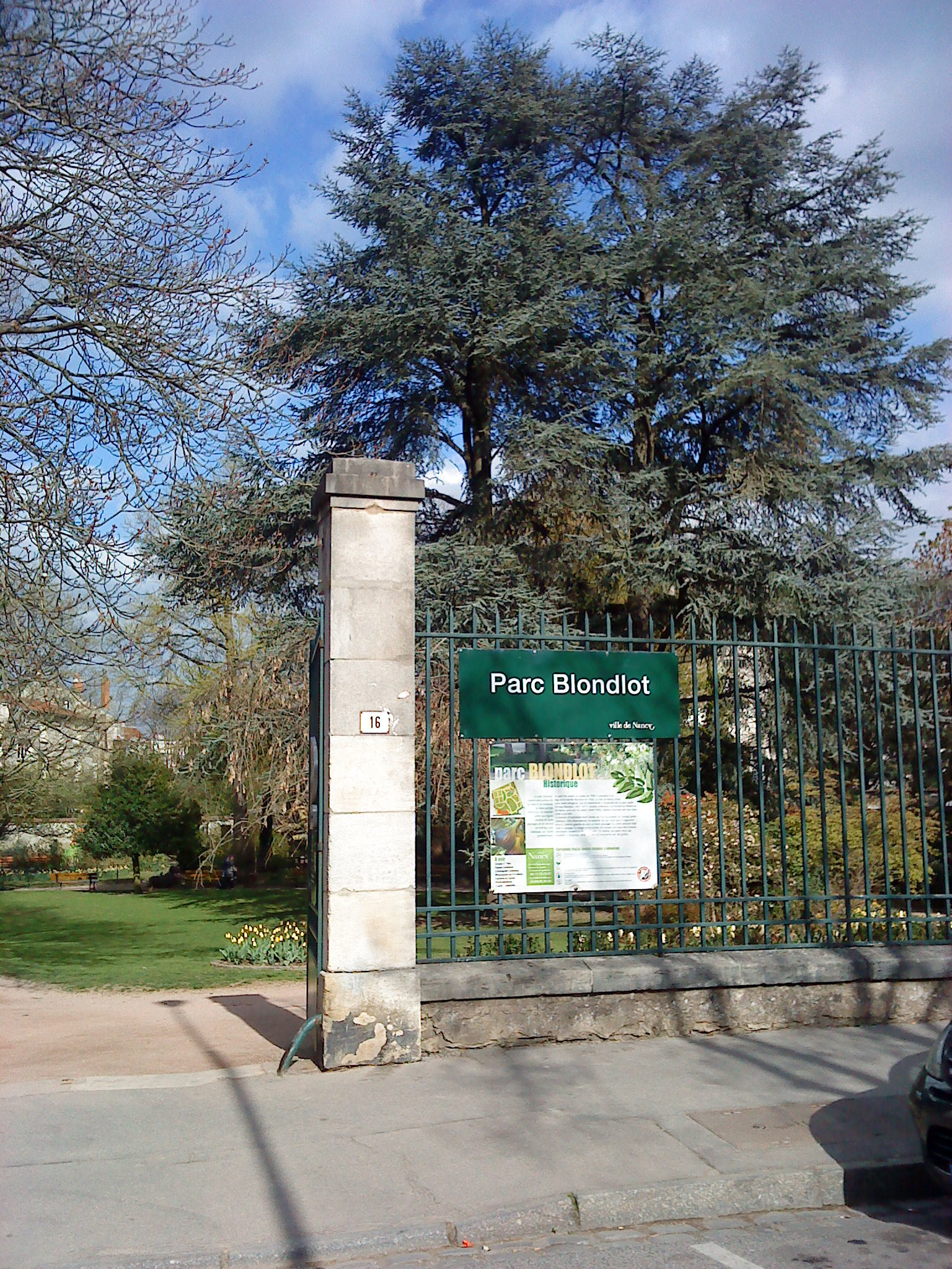 Parc Blondlot, ein Innenstadtgarten