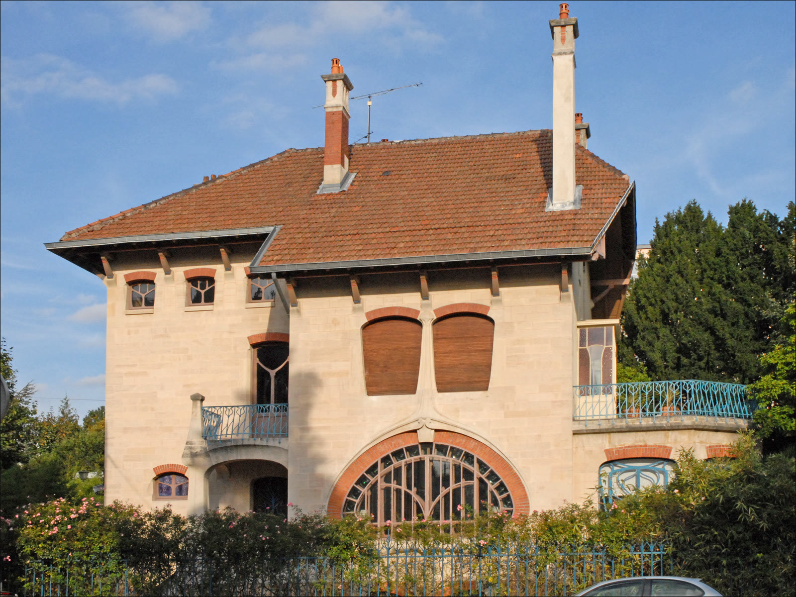 Le parc de Saurupt, quartier Art nouveau de Nancy
